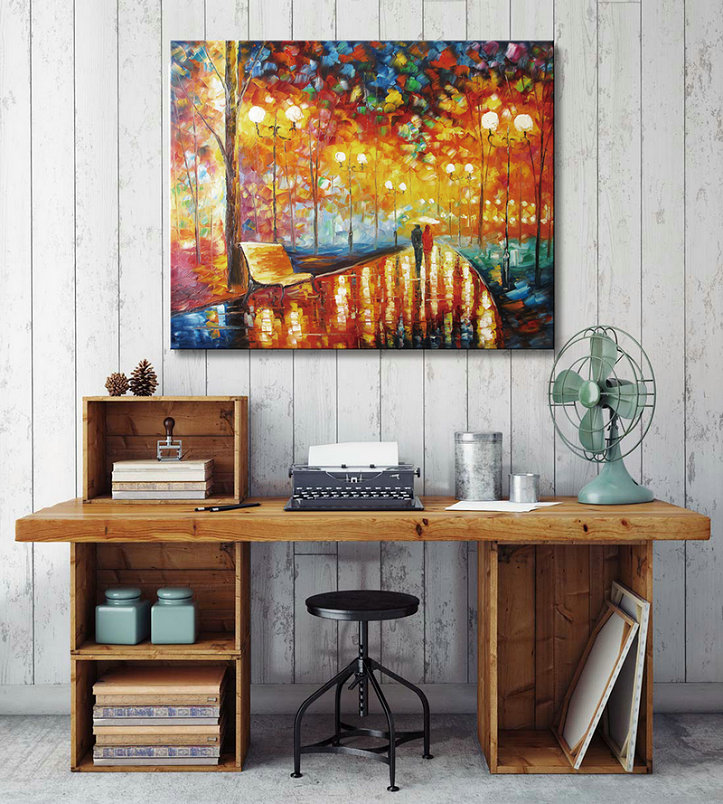 Canvas Wall Art Romantic Oil Painting On Canvas